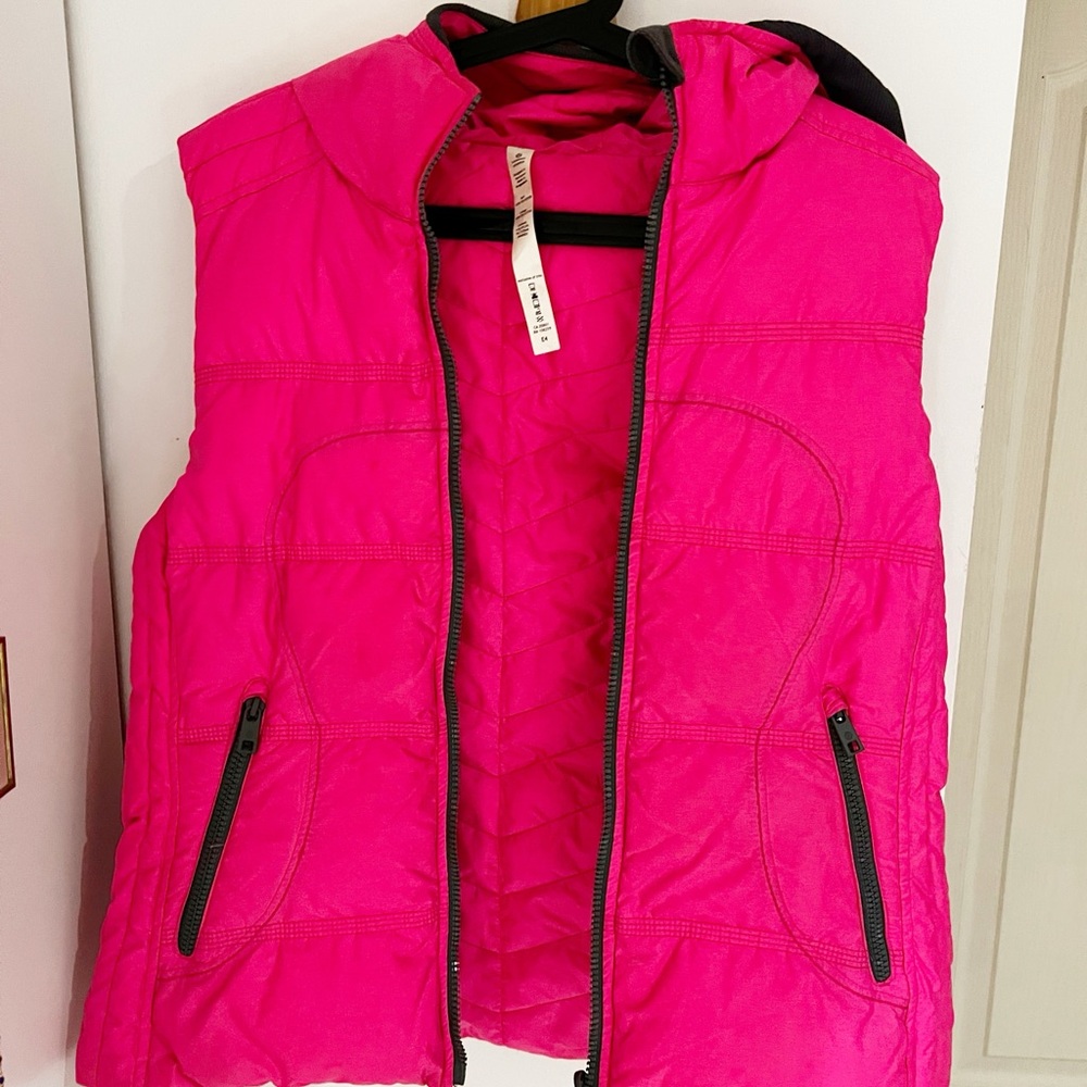 Lululemon Athletica Pink Quilted Vest